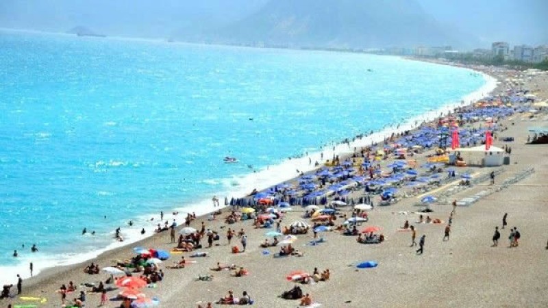 Lara Beach die Türkei